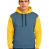 Two-Tone Blue Yellow Hoodie