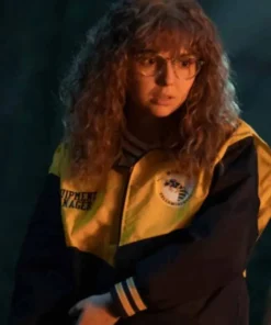 Yellowjackets Samantha Hanratty Yellow and Blue Jacket back