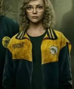 Yellowjackets Samantha Hanratty Yellow and Blue Jacket front