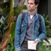 You Penn Badgley Denim Jacket front