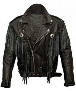 Money Heist Nairobi Fringe Leather Jacket