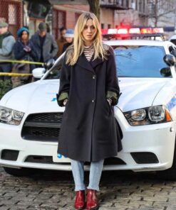 Cassie Bowden The Flight Attendant Black Coat