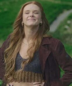 Fate The Winx Saga S02 Bloom Peters Suede Jacket