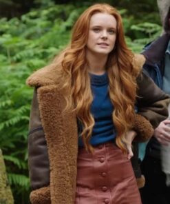 Fate The Winx Saga S02 Bloom Peters Shearling Jacket