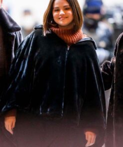 Only Murders in the Building S02 Mabel Mora Black Cape Jacket