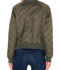 Chicago PD S08 Hailey Upton Green Quilted Jacket