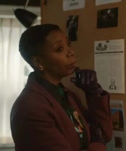 The Watcher Theodora Birch Maroon Coat