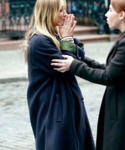 Cassie Bowden The Flight Attendant Black Coat