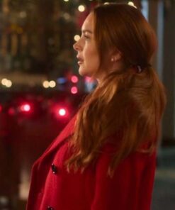 Falling for Christmas Sierra Belmont Red Coat
