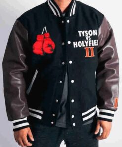 Headgear Tyson Vs Holyfield Varsity Jacket