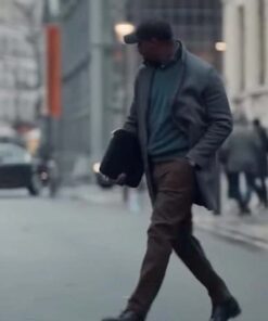 Omar Sy Arsene Lupin Grey Coat