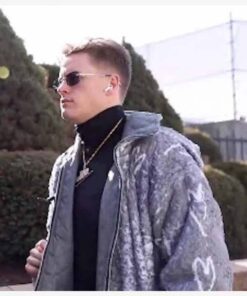 Joe Burrow NFL Sherpa Heart Jacket