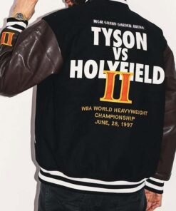 Headgear Tyson Vs Holyfield Varsity Jacket
