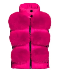 Falling for Christmas Sierra Belmont Pink Vest