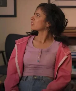 Freeridge Ines Pink Hoodie back