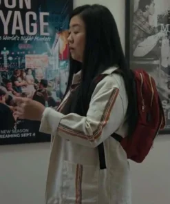 Good Trouble Sherry Cola Jacket (side pose)