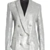 Taylor Swift Eras Tour Silver Blazer