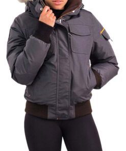 Chicago PD S09 Hailey Grey Puffer Jacket