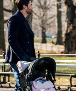 New Amsterdam Dr Max Goodwin Blue Peacoat