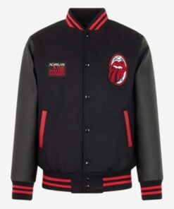 AC Milan X Rolling Stones Varsity Jacket
