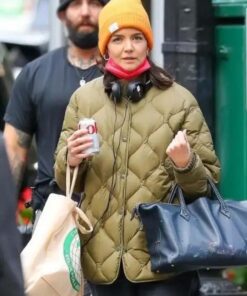 Katie Holmes Rare Objects Puffer Jacket