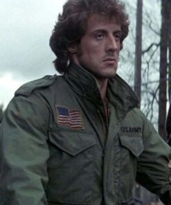 First Blood John Rambo Green Jacket