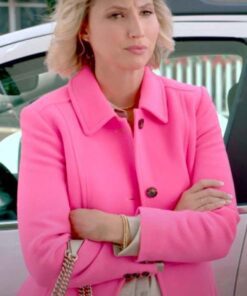 Candy Coated Christmas Molly McCook Pink Coat