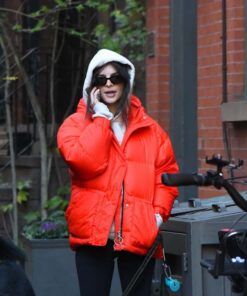 Emily Ratajkowski Puffer Jacket