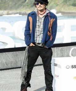 Johnny Depp Blue Jacket
