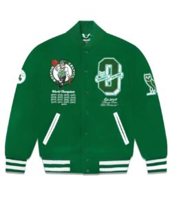 OVO x NBA Boston Celtics Varsity Jacket