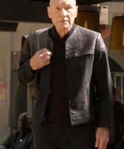 Star Trek Picard Patrick Stewart Black Jacket