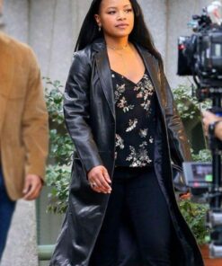 A Journal for Jordan Chanté Adams Leather Coat