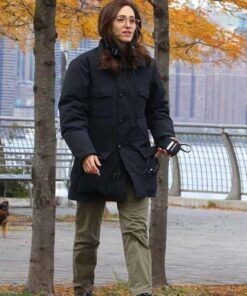 Emmy Rossum Modern Love Black Coat