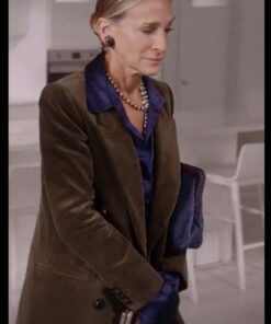 And Just Like That Carrie Bradshaw Brown Blazer