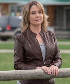 Heartland Megan Follows Brown Leather Jacket