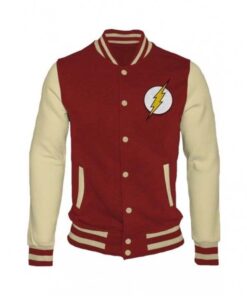 The Flash Varsity Bomber Jacket