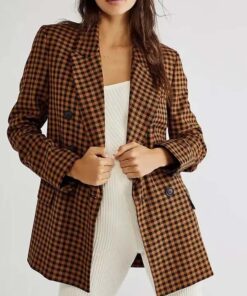 Good Trouble S04 Malika Williams Checked Blazer