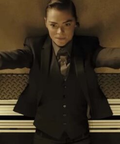 Code Name Banshee Jaime King Grey Blazer