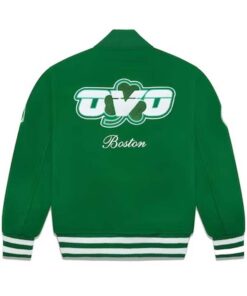 OVO x NBA Boston Celtics Varsity Jacket