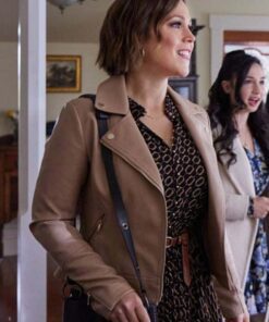 The Wedding Cottage 2023 Vanessa Doyle Leather Jacket