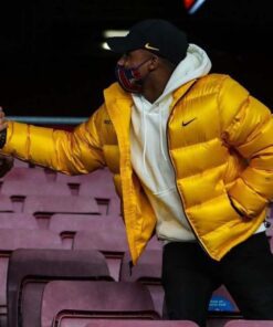 Ansu Fati Yellow Puffer Jacket