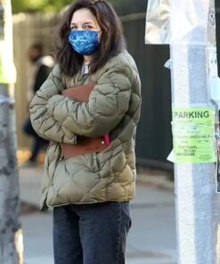 Katie Holmes Rare Objects Puffer Jacket