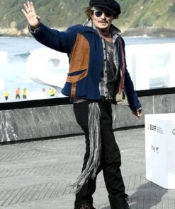 Johnny Depp Blue Jacket
