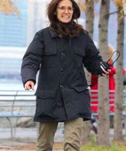 Emmy Rossum Modern Love Black Coat