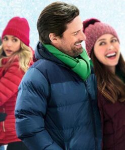 Crashing Through the Snow Sam Reynolds Puffer Jacket