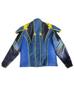 Captain Kirk Star Trek Beyond Blue Uniform Leather Jacket