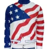 American Flag Leather Jacket Vanilla Ice