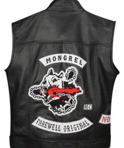 Deacon St. John Days Gone Black Leather Vest
