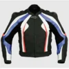 Flash Gear Men Leather Motorcycle Racing Jacket