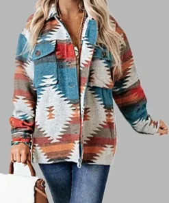 Heartland Amy Fleming Aztec Shirt Jacket
